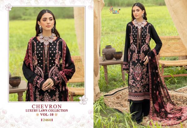 Shree Chevron Luxury Lawn Collection 10 Cotton Pakistani Salwar Suits